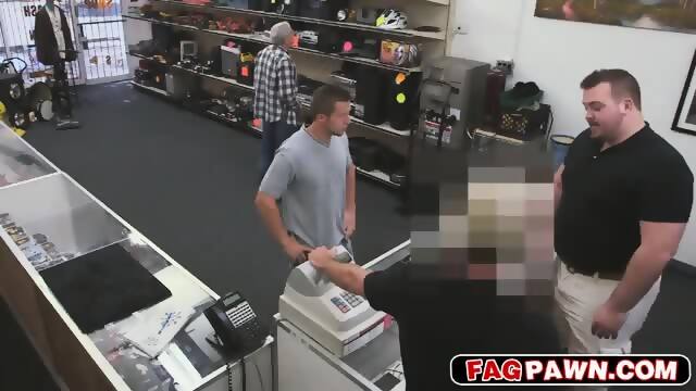 Hot Stud Banged Back In The Office To A Pawn Shop