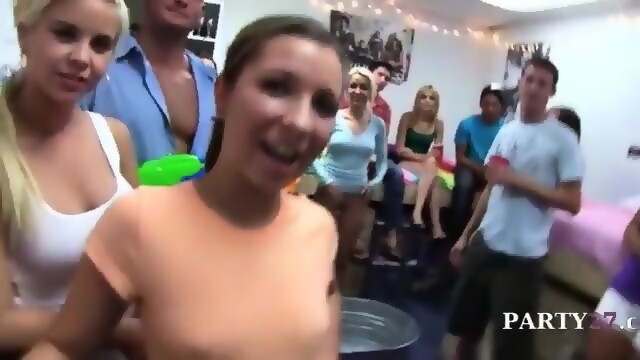 Group Of Bewitching Girls Fucking On College