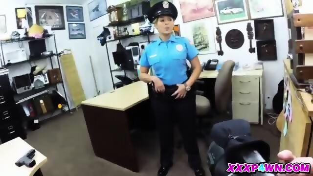 Fucking Ms Police Officer In The Pawnshop
