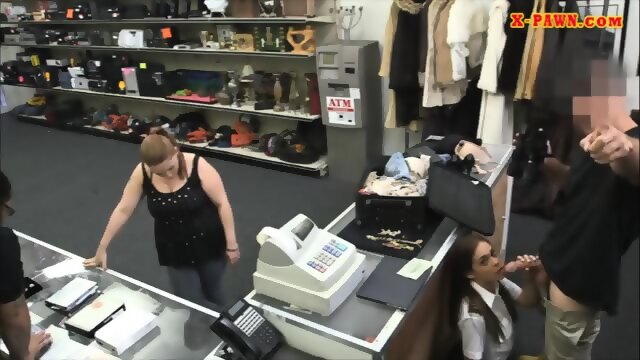 Sexy Stewardess Pawns Her Pussy And Pounded  Real Good