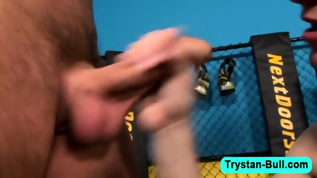 Muscular Hunk Dick Blown