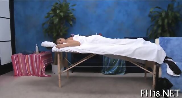 Sensual Hammering During Massage