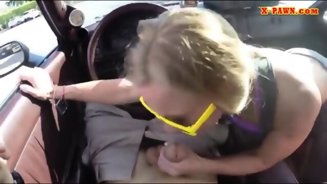 Blonde Tramp Pawns Her Pussy And Pounded By Perv Pawnkeeper