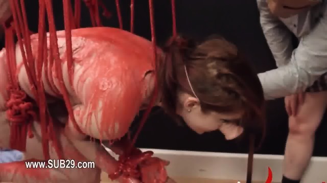 Extreme violently penetrated bdsm babe