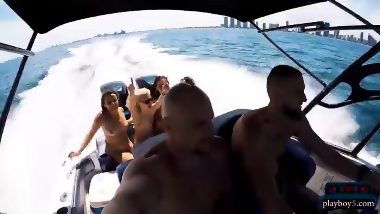 Teen Hotties Get Naked And Fucking On A Speed Boat hq nude photo