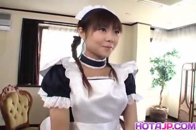 Naughty Natsumi Is A Hot Asian Maid Getting Into Cosplay
