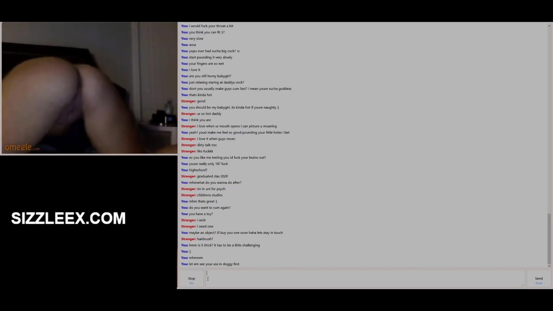 Girl on Omegle doing everything
