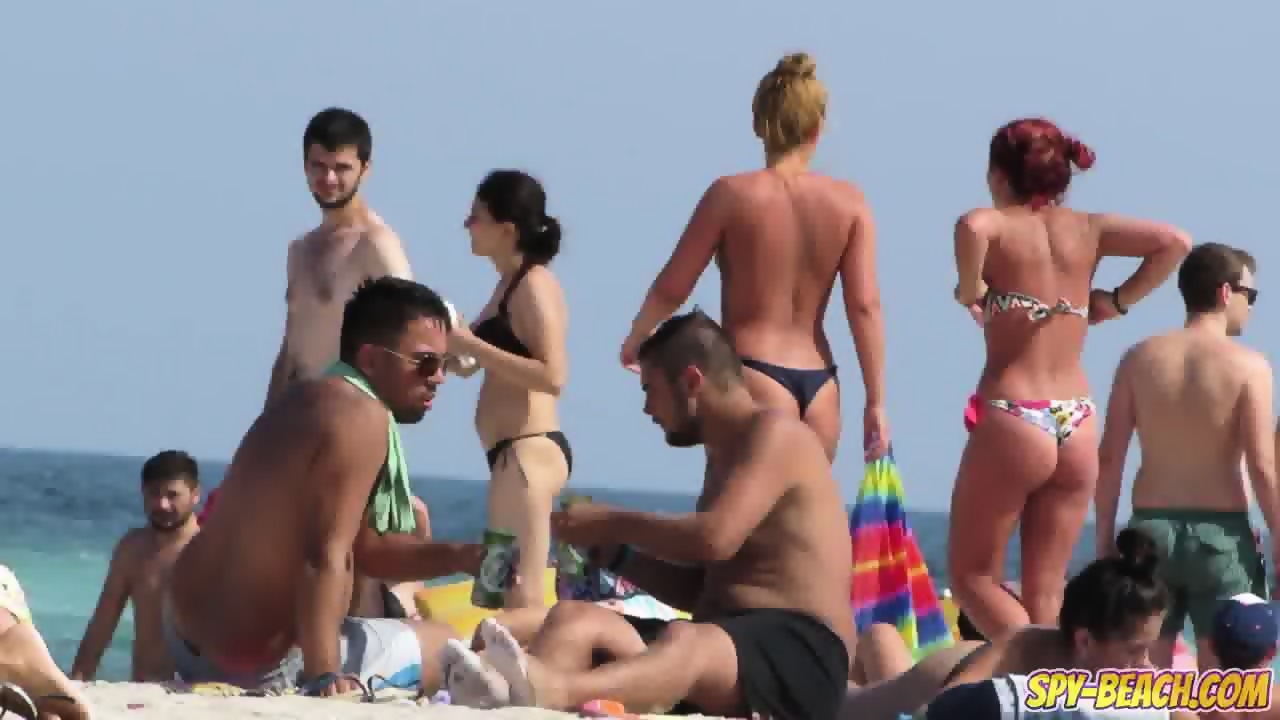 bikini spy Beach