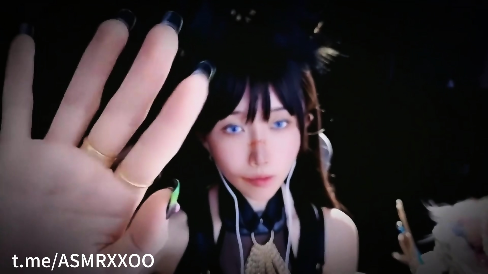 ASMR_Aki秋水_万圣节视频_战损狼娘の芦荟胶揉搓- EPORNER