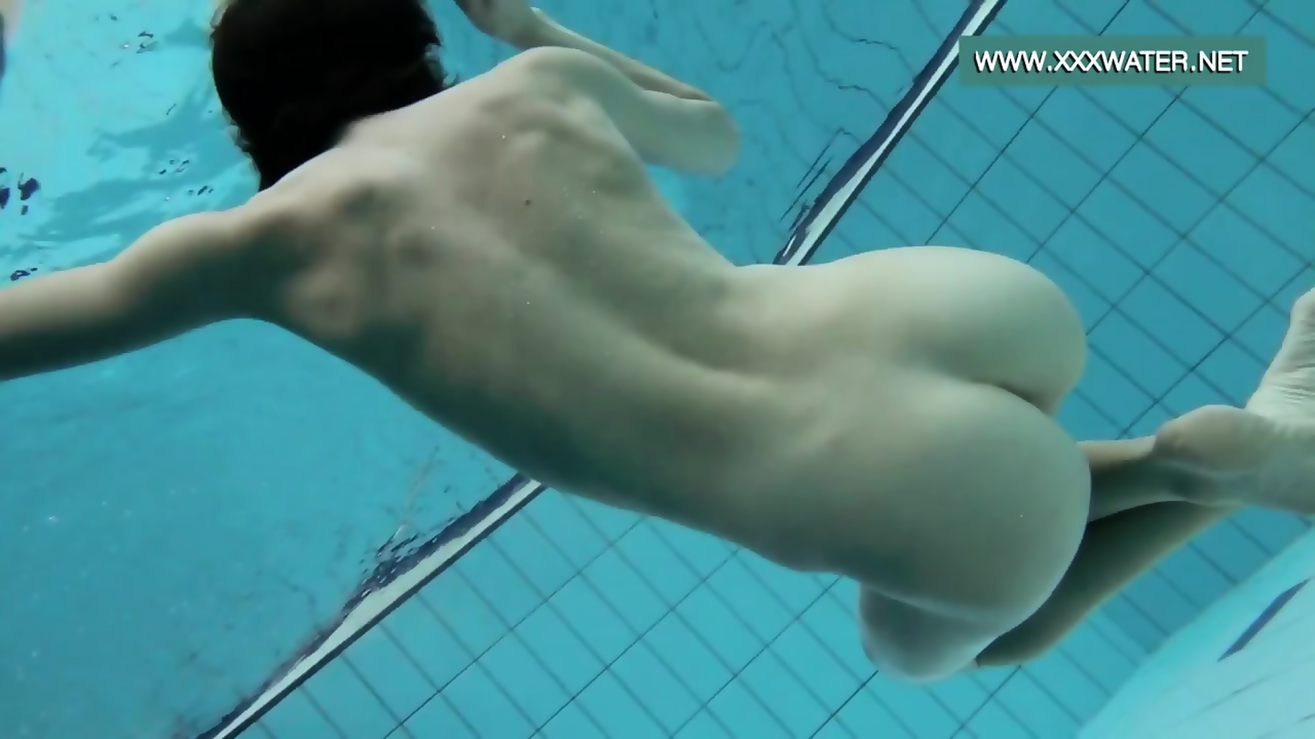 Podvodkova Swimming In Blue Bikini In The Pool Eporner 