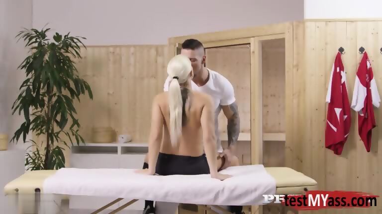 Big tits pornstar anal with massage