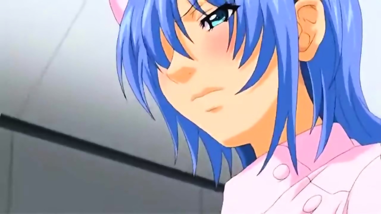 Blue hair nurse hentai