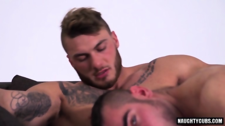 Underground Facial Cumshot - Tattoo gay anal sex and facial cum