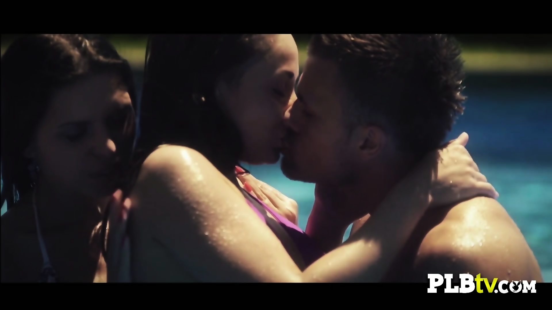 Hot erotic films with threesome sex scene video