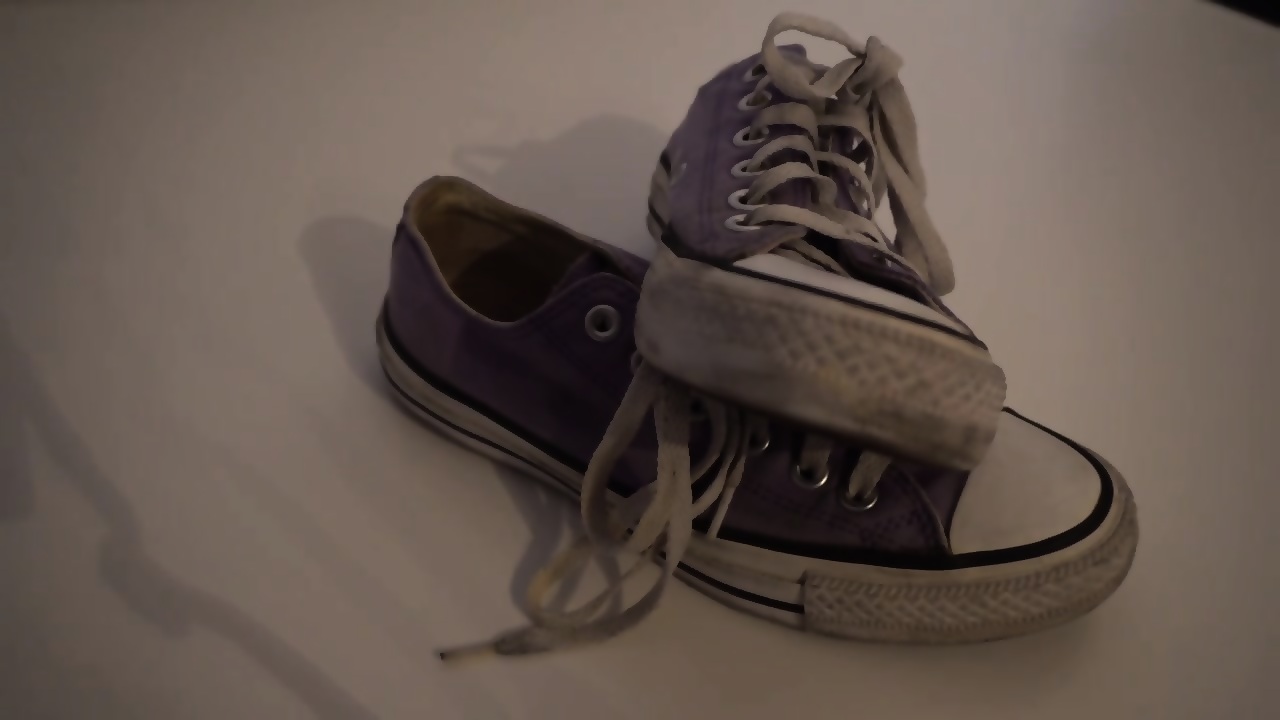 My Sisters Shoes: Purple Converse - EPORNER