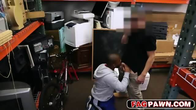 Hot Black Dude Gets Fucked For Some Cash