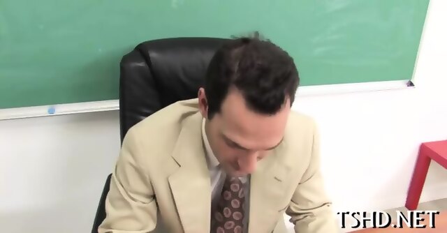 Deep In Schoolgirls Pussy