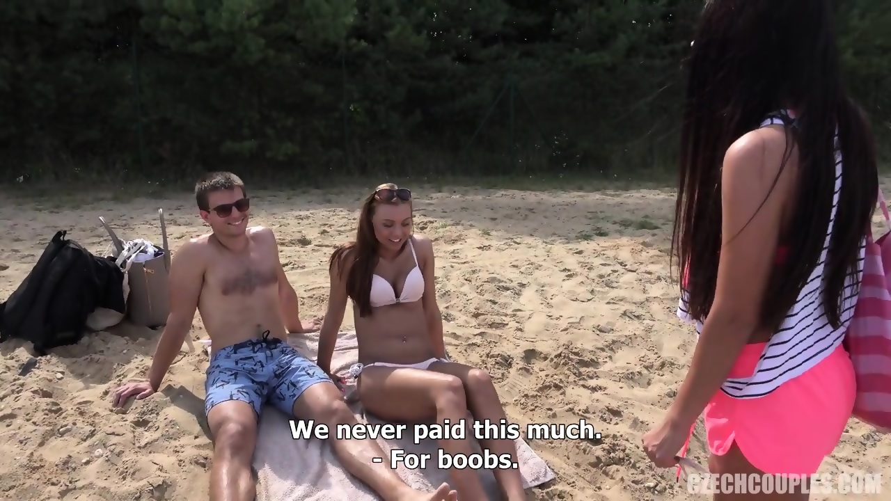 czech amateur beach group sex
