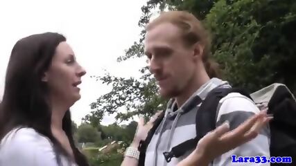 Glam Rich Brit Lady Pulls Man To Fuck Her