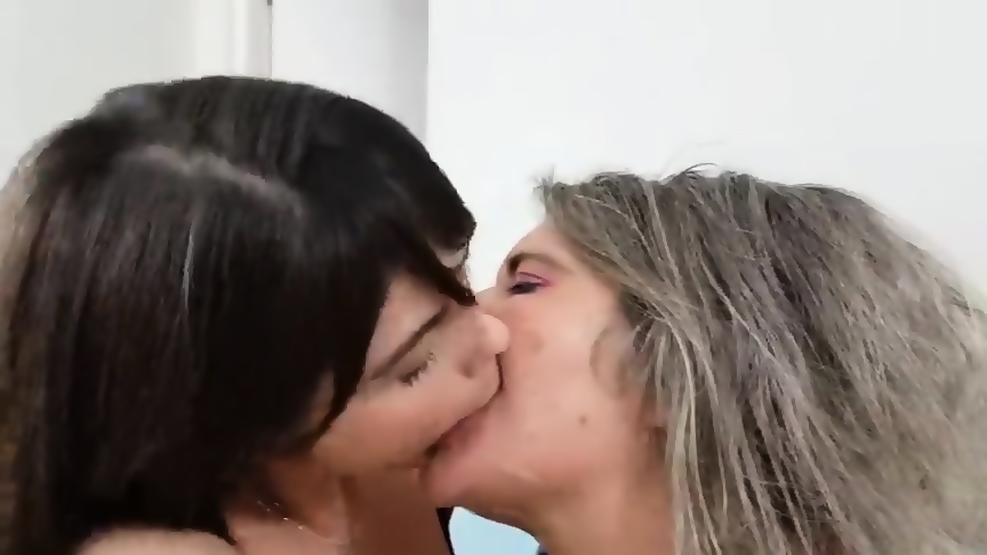 Mother And Daughter Lesbian Kissing picture