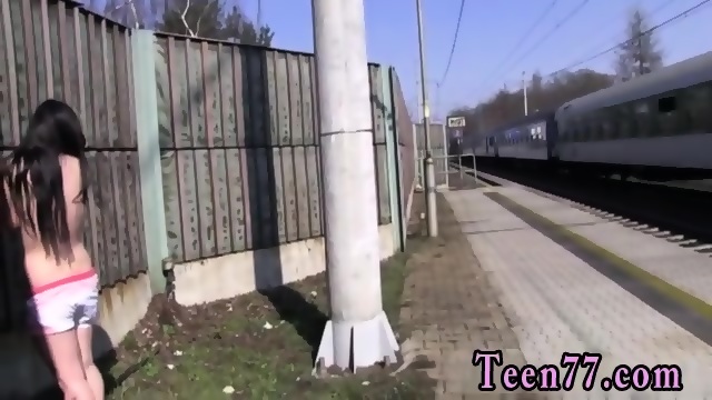 Hot Teen Porn Masturbating At The Train Station