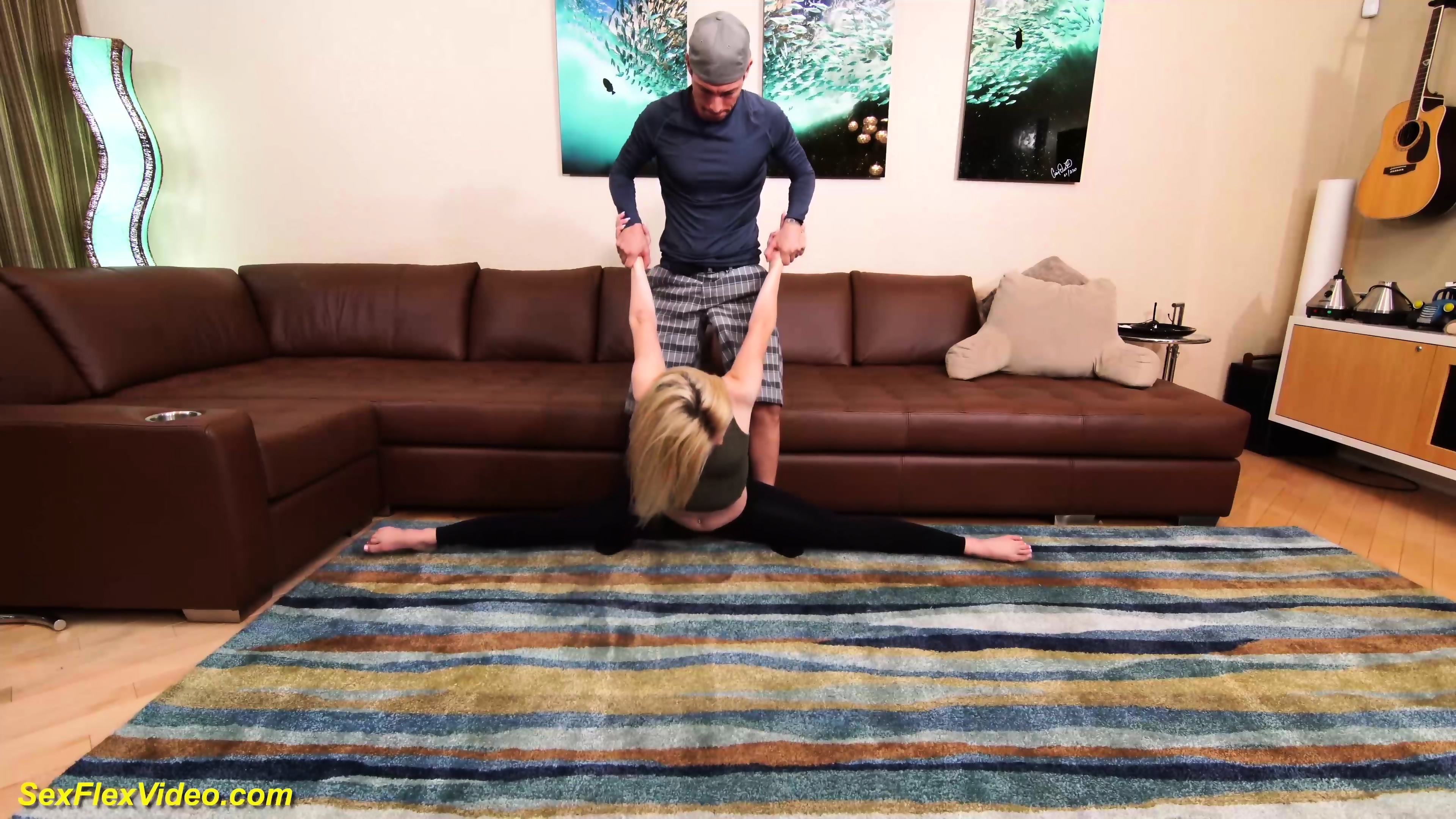 Flexible Teen Gymnast Katie Kush Enjoys Rough Big Cock Sex In Crazy Acrobatic Sex Positions picture