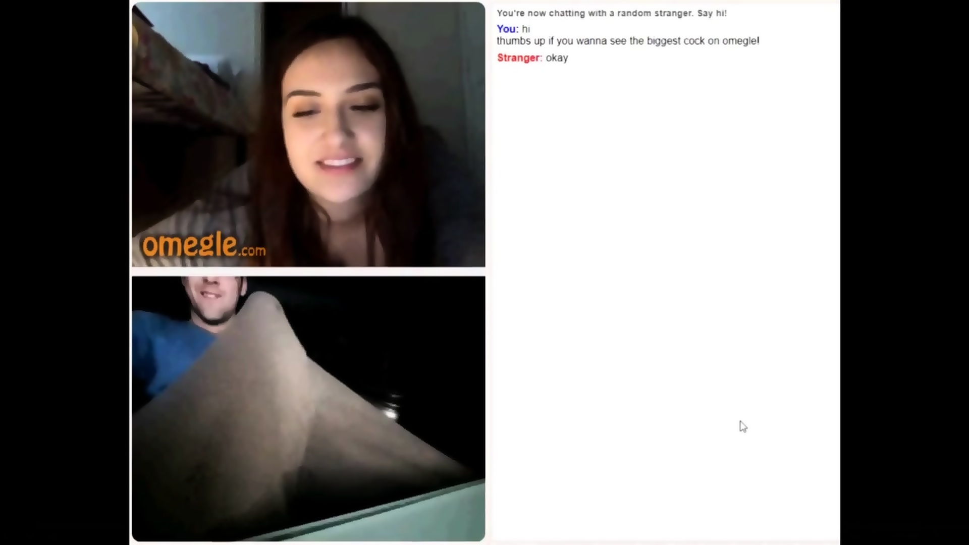 Big Dick Omegle Reaction 2 image