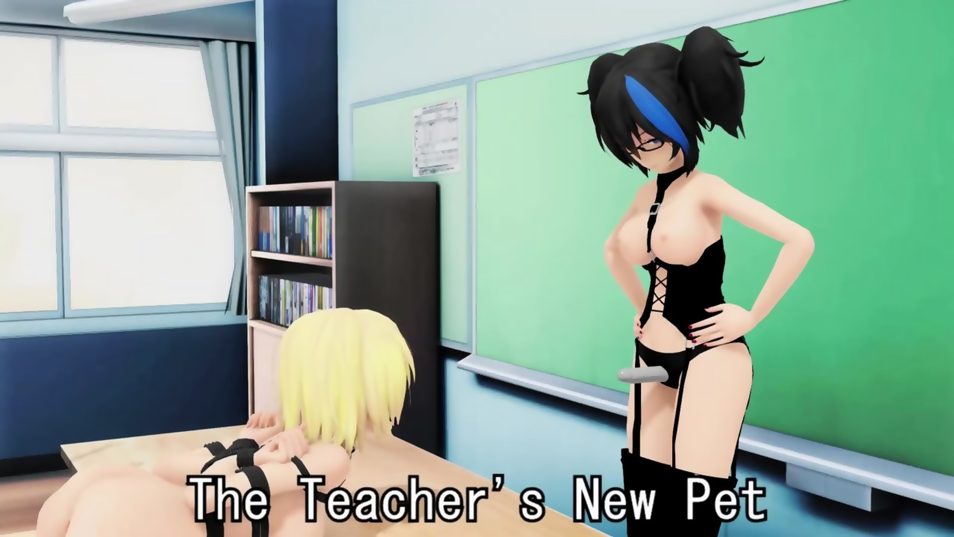 The Teacher s New Pet (Yuri Bondage Sex / Foot Fetish) - 3D ...