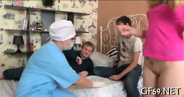 Teen Having Threesome