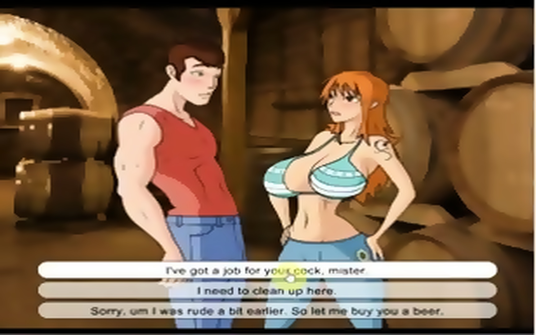 Hentai gender video game Nami discipline a youngster (A ...