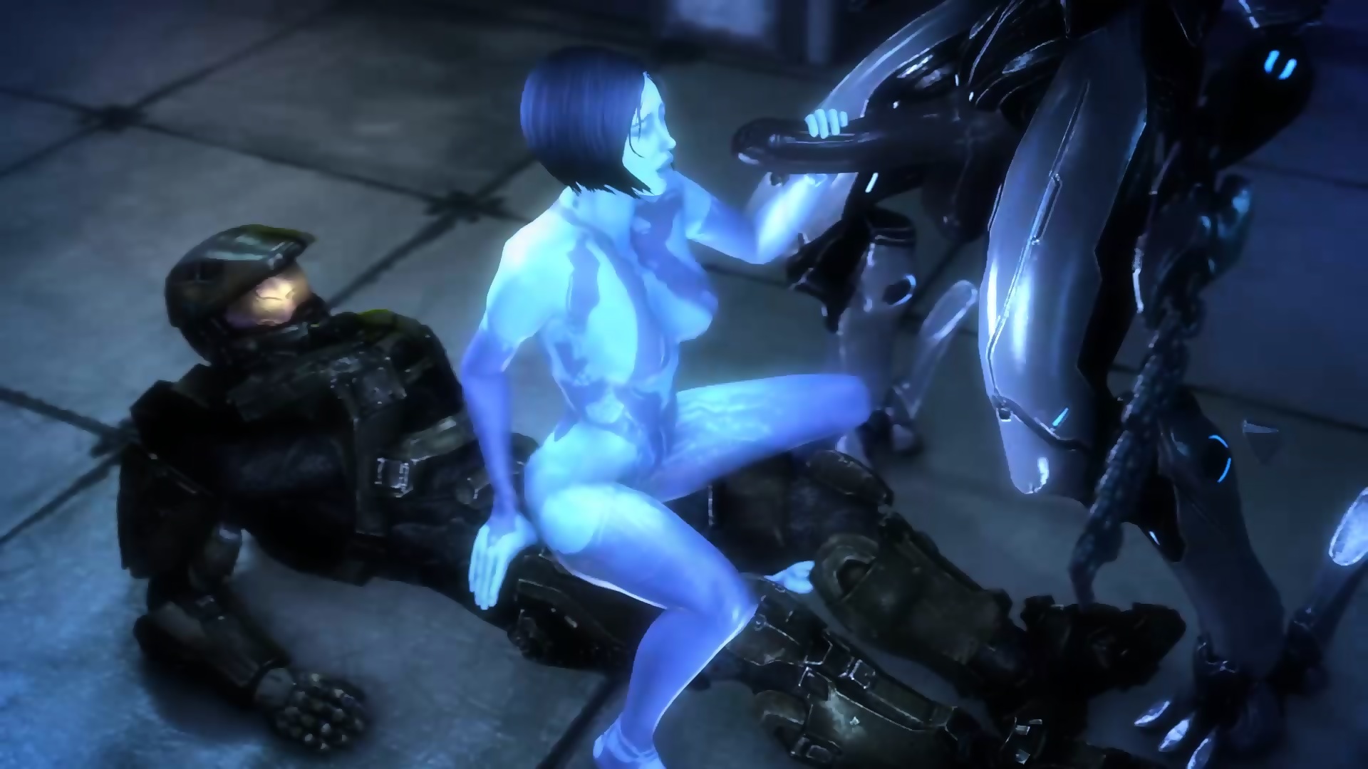 THE BEST HALO SEX CORTANA X MASTER CHIEF HARD FUCKING BIG COCK