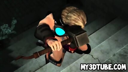 3d, Blowjob, hardcore, Cartoon