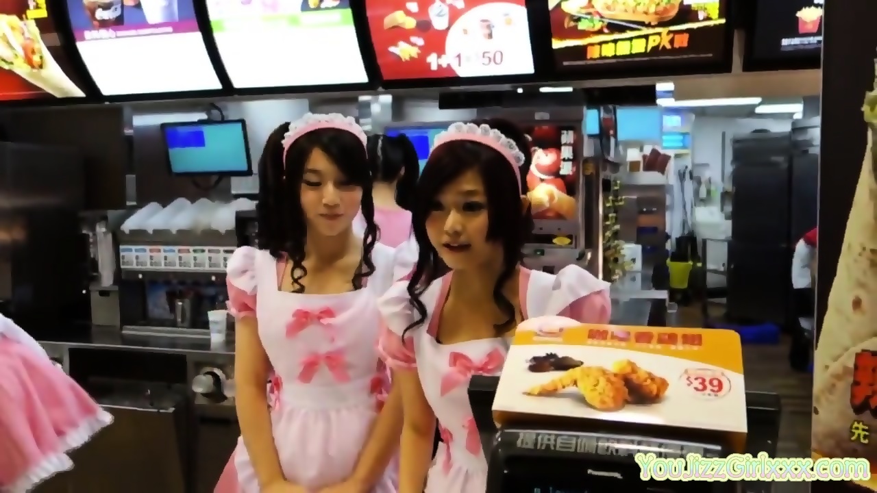 Cute Fast Food Waitresses 1 Eporner