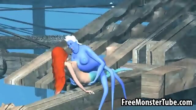3d Ariel Gets Fucked Hard By Ursula Underwater Eporner