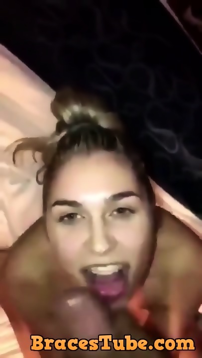 White Girl With Braces Taking Cum To The Face - EPORNER