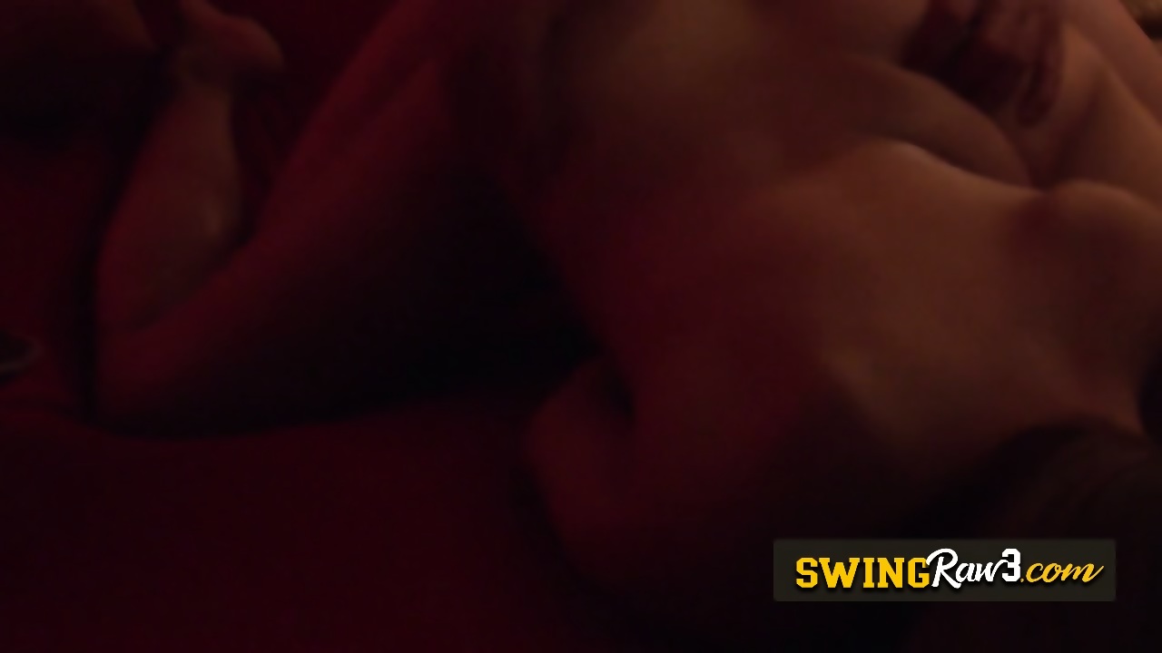 Redhead Girl Enjoys Fucking Other Guys In Front Of Her Boyfriend At The Red Room In A Big Orgy