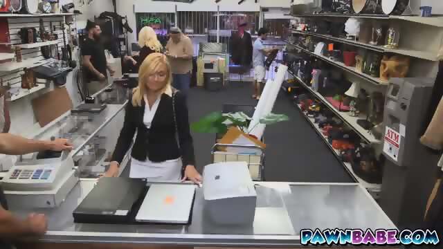 Hot Blonde Milf Holly Fucked In Pawn Shop Eporner