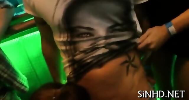 Explicit And Wild Club Pleasuring