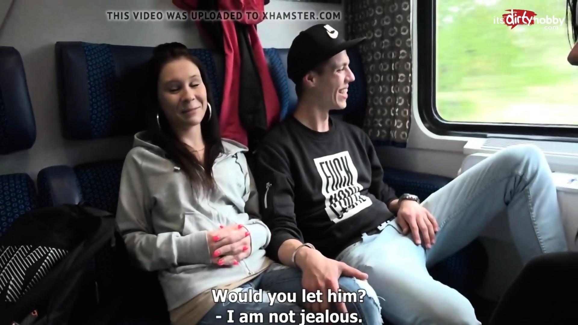 Hot Foursome Sex In Public TRAIN - EPORNER