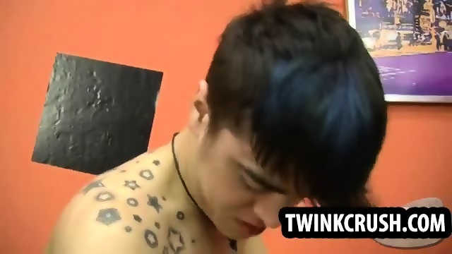 Edgy Twink Fucks Teen In His Tight Asshole Bareback