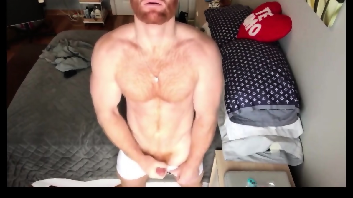 Ginger Hunk Seth Forena Bed Jerks His Cock Until He Cums
