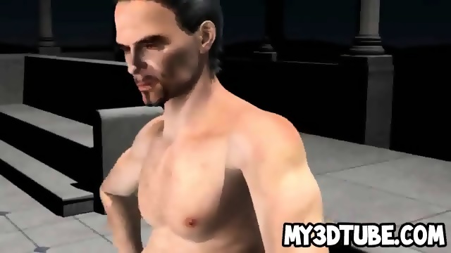 Hot 3d Babe Getting Fucked Outdoors By A Vampire