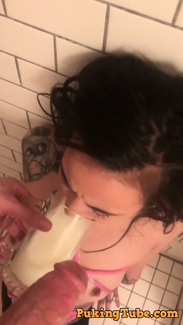 Shibari Throat Fucking Cute Asian Drinking Milk Eporner