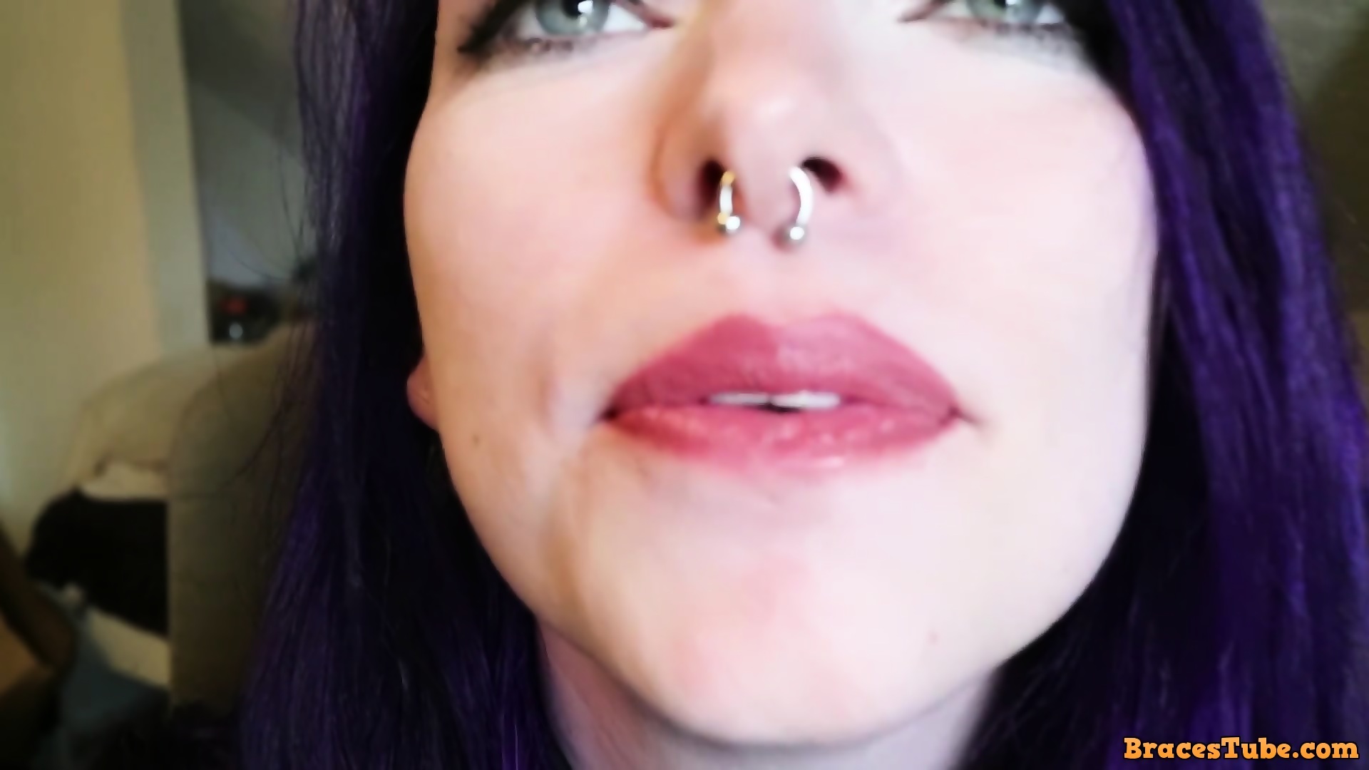 Tongue Fetish Goth - Goth Girl Spit Tongue Fetish - EPORNER