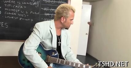 Girl Serves A Mature Cock