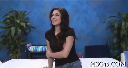 Hot Masseuse With Tiny Tits