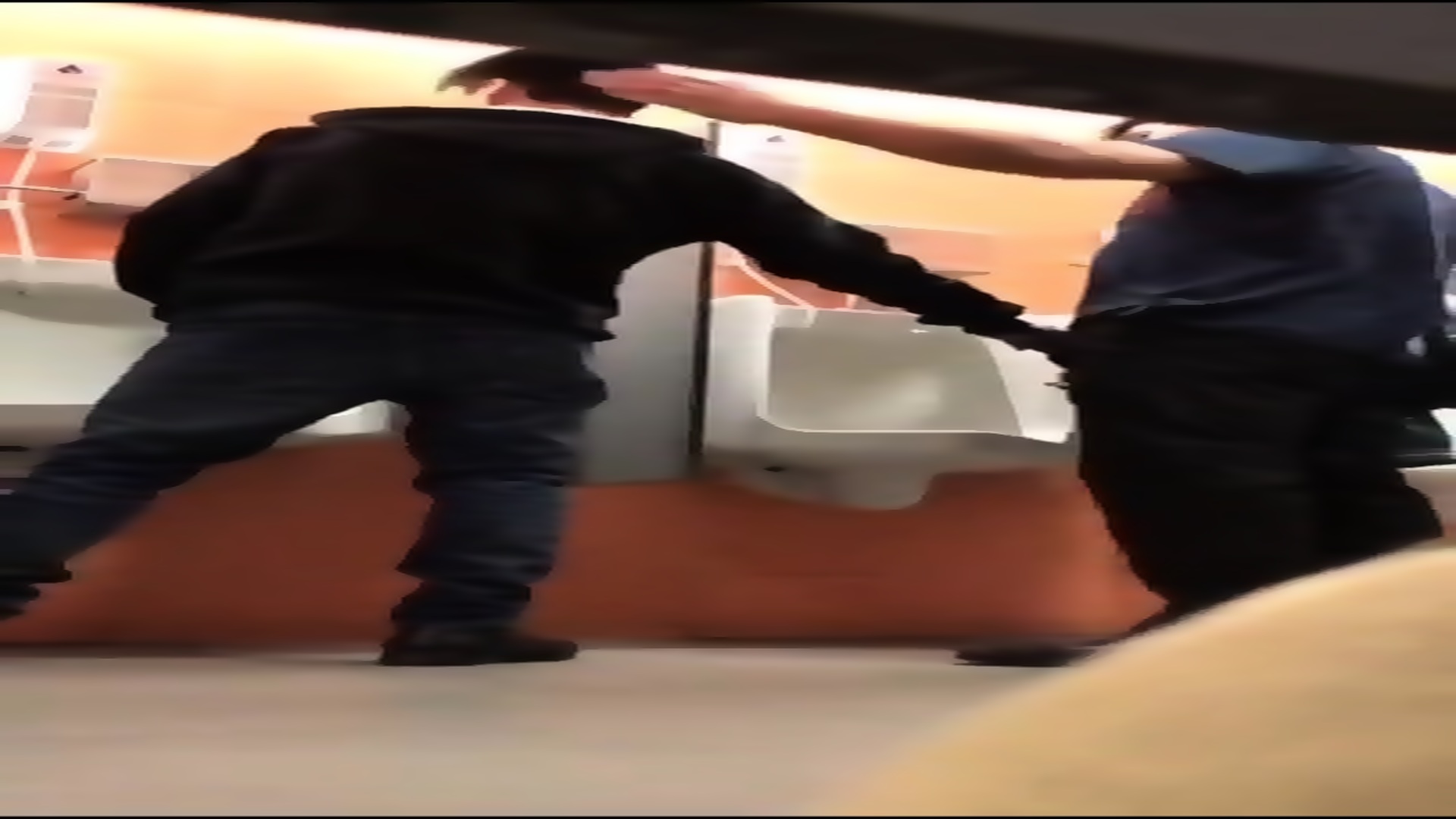 Twink Tries To Suck A Stranger In Public Toilet But People Came