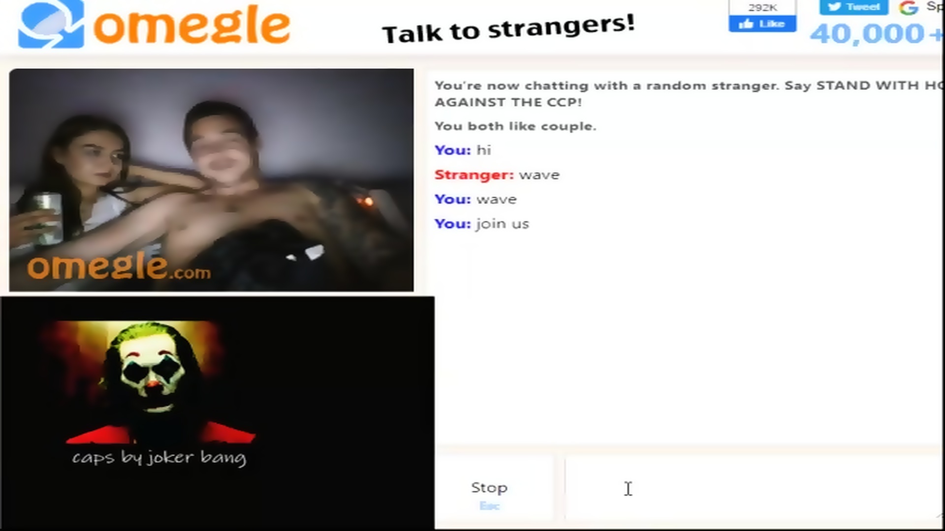 OMEGLE COUPLE (FOR PRIVATE ADD READ MY POST OR PROFIL INFO)