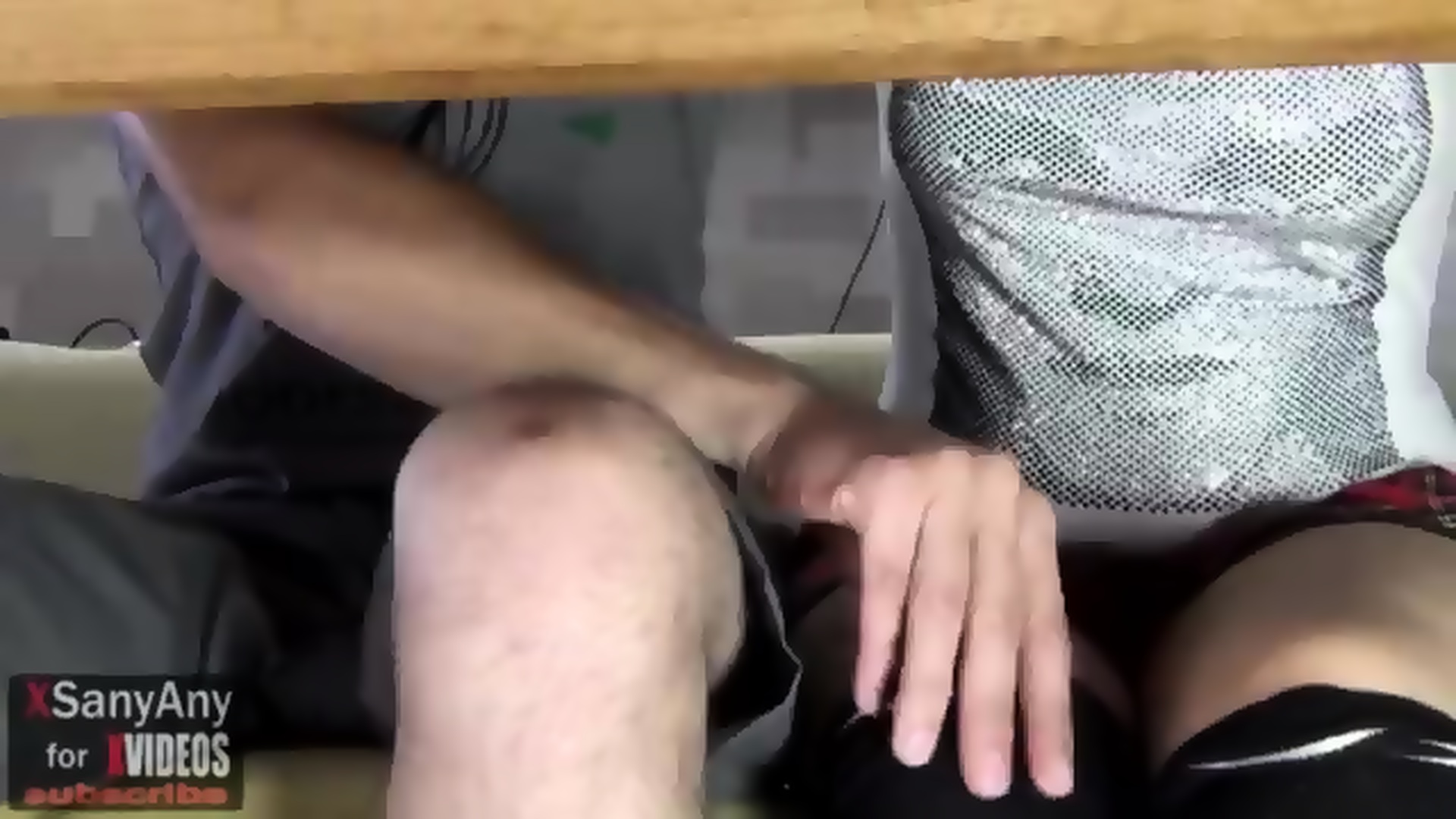 ¾ Schoolgirl Handjob Under The Table To A Classmate In A Chemistry