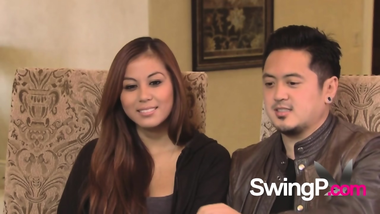 Amateur Asian Couple Is Ready To Fuck And Swap In Their First Swinger Orgy.  - EPORNER